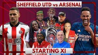 Sheffield United vs Arsenal | Starting XI Live