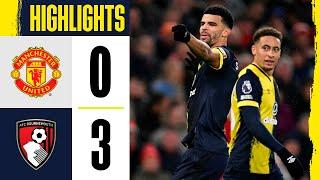 Dominic Solanke Goal | Manchester United - Bournemouth 0-3 Extended Highlights | Premier League 2023