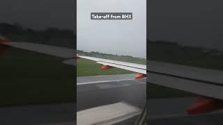 ||Takeoff from Birmingham UK to Africa|| #easyjet #Takeoff #BHX #rainyday #viral