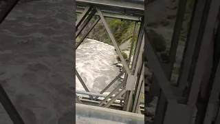 passing through an iron bridge..???????????????????? #viral