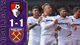 Bournemouth vs West Ham 1-1 Highlights Goals | Premier League 2023/24