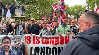 British Patriots March Through London! The Lion Roars!