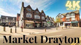 A walk through MARKET DRAYTON England