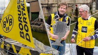 Boat to Wembley: Mit dem Segelboot nach London