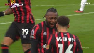 Antoine Semenyo Goal | Bournemouth vs Aston Villa 1-0 Highlights | Premier League 2023/24