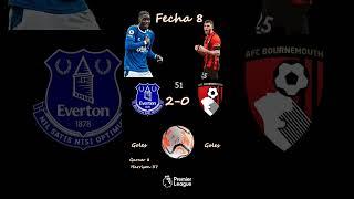 premier League Fecha 8 Everton vs Bournemouth