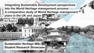 Integrating Sustainable Development perspectives into the World Heritage management process