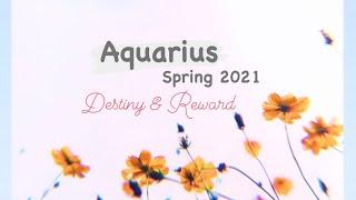 AQUARIUS✨Spring 2021 Forecast ~ A Decision Brings Peace & An Exciting New Chapter, Milestone