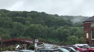 Ironbridge on a rainy day