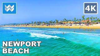 Walking Tour of Newport Beach Pier in Orange County, California USA 2020 Travel Guide ????【4K】