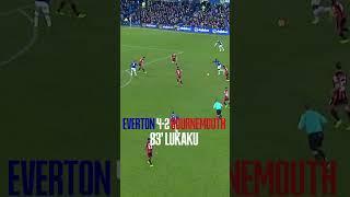 Nine-goal thriller! Lukaku scores FOUR against Bournemouth ???? #shorts #premierleague #goals