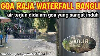 BALI.!!GOA RAJA WATERFALL BANGLI BALI|AIR TERJUN DIDALAM GOA YANG INDAH|hari oktober 2023