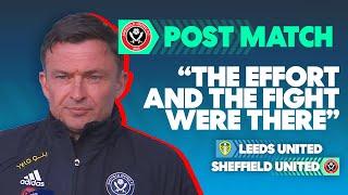 Heckingbottom Bemoans Lack of Quality | Leeds United 2-1 Sheffield United | Post Match Interview