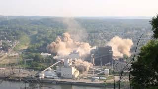 Cheswick Generating Station Smoke Stack Demolition 2 June 2023