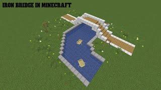 Iron bridge in Minecraft