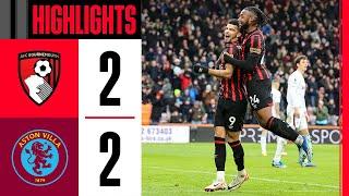 Bournemouth vs Aston Villa 2-2 Highlights Goals - Premier League 2023/24