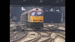 Rails in Wales 1997. Over 30 freights through Newport