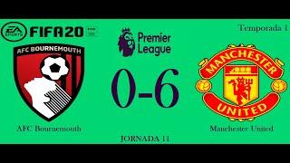 21. Bournemouth vs Manchester United - Premier League (J11) - FIFA 20