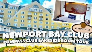 DISNEY NEWPORT BAY CLUB COMPASS CLUB LAKESIDE ROOM TOUR | See what club level has to offer!