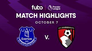 Everton FC vs. AFC Bournemouth | PREMIER LEAGUE HIGHLIGHTS | Week 8 | Fubo Canada