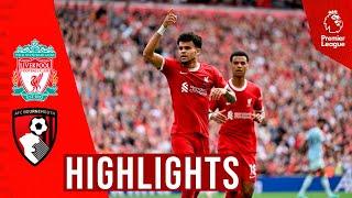 Luis Díaz Bicycle Goal | Liverpool vs Bournemouth 3-1 Extended Highlights | Premier League 2023/24