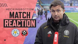 Paul Heckingbottom Match Reaction Interview | Leicester City 5-0 Sheffield United