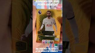 BOURNEMOUTH VS SPURS PREMIER LEAGUE ADRENALYN XL #panini #premierleague #tottenham #football #shorts