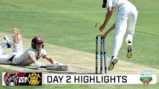 Bulls continue Gabba run-fest after Green heroics | Marsh Sheffield Shield 2020-21