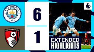 Manchester City vs Bournemouth 6-1 Highlights Goals | Premier League 23/24