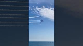 Red Arrows Throwing Shapes ⚪️???????? #jet #plane #bournemouth