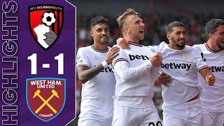 Bournemouth vs West Ham 1-1 | Highlights | Premier League 2023/24