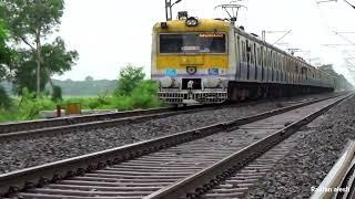 Kharagpur Local Passing On A Iron Bridge || Single And Big Windshield Electric Local Train