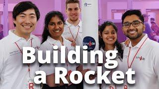 The rocket built by students | University of Sheffield