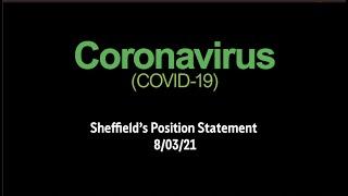 Coronavirus - Sheffield's Position Statement (8 March 2021)