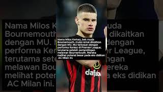 Peringatan Fabrizio Romano untuk MU Transfer Milo #football #manchesterunited