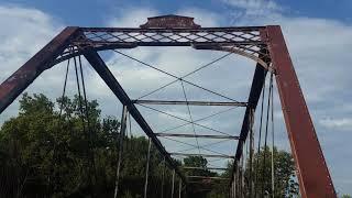 KANSAS OLD BRIDGE HUNT - Walnut River Bridge, Butler County, 6 foot 6 clearance flood year 2016