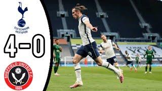 Tottenham vs Sheffield United, 4 - 0/ Gareth Bale Goals and Extended Highlights