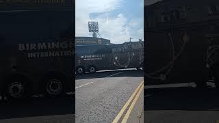 Birmingham City team coach arrives at Vicarage Road, Watford! a new found optimism! KRO