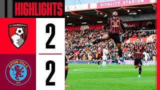 Bournemouth vs Aston Villa 2-2 Highlights Goals - Premier League 2023/24