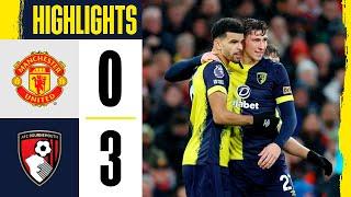 Manchester United vs Bournemouth 0-3 Highlights Goals - Premier League 2023-24