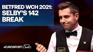 Selby's 142 break against Maflin | Snooker World Championship Sheffield 2021 | Eurosport