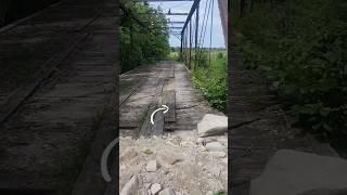 ABANDONED 135 Year Old Iron Bridge in Indiana!! #shorts #history #abandoned #exploring #forgotten