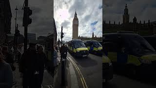 Police in london for tommy robinson Rally #metpolice