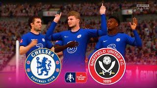 Chelsea vs Sheffield United | Fa Cup Quarter-final | Gameplay PC | FIFA 21 Prediction