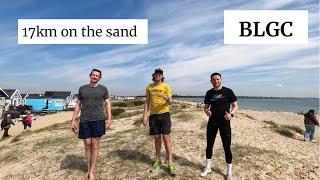 Running 17km on the sand