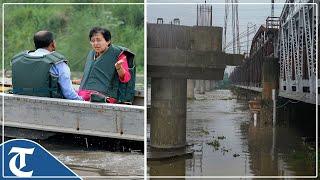 Yamuna water level reaches 205.10 metre in Delhi's Old Iron Bridge, crossing ‘warning level’