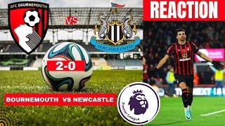 Bournemouth vs Newcastle 2-0 Live Stream Premier League EPL Football Match Score reaction Highlights