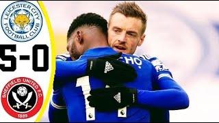 Leicester City vs Sheffield United 5-0  Premier League ● 14/03/2021 HD