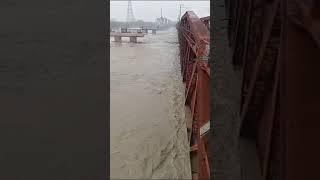 old iron bridge Delhi yamuna river 13 July 2023