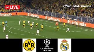 Efootball Pes 21 Gameplay | Dortmund vs Real Madrid | Final London 2024 | Champions League 2024